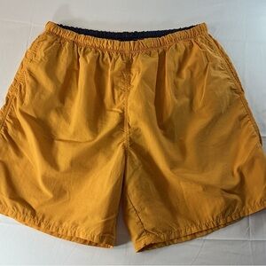 LAND’S END Men's Athletic Shorts in Bright yellow